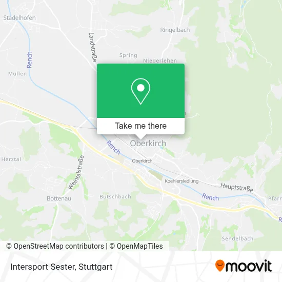 Intersport Sester map