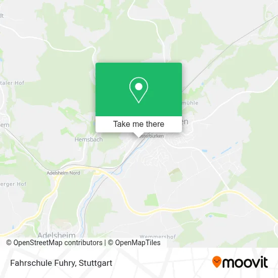 Fahrschule Fuhry map