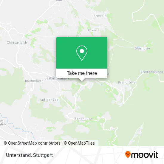 Unterstand map