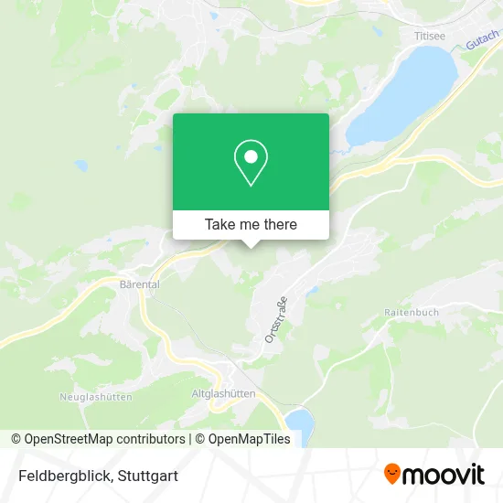 Feldbergblick map