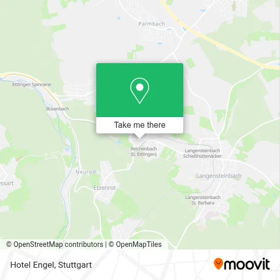 Hotel Engel map