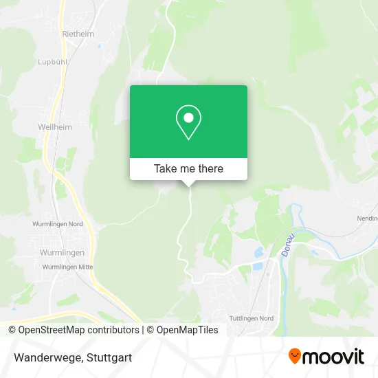 Wanderwege map