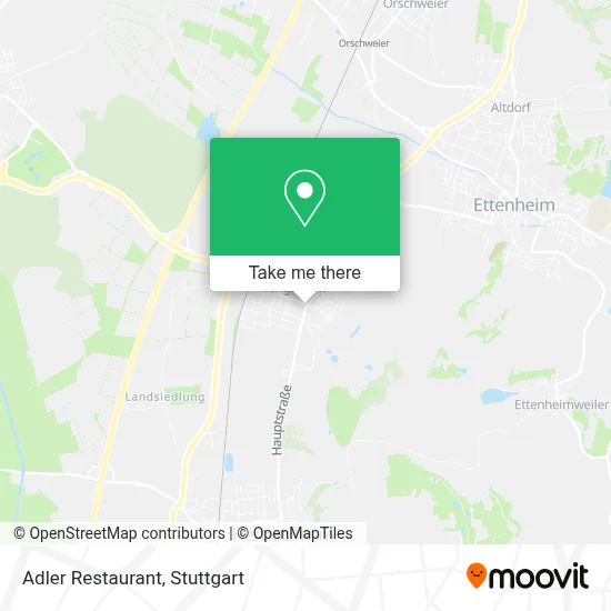 Restaurant Adler map
