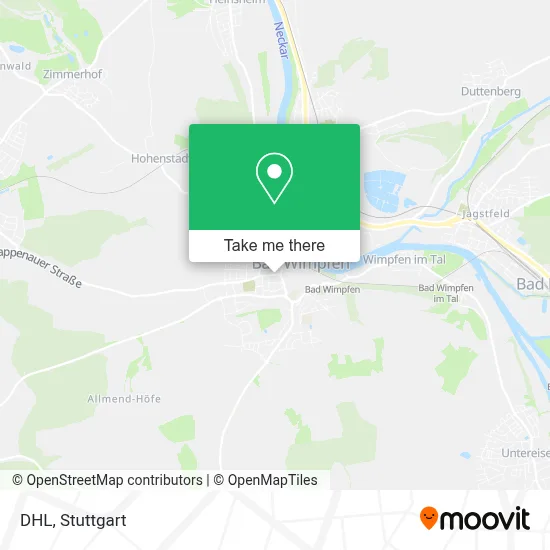 DHL map