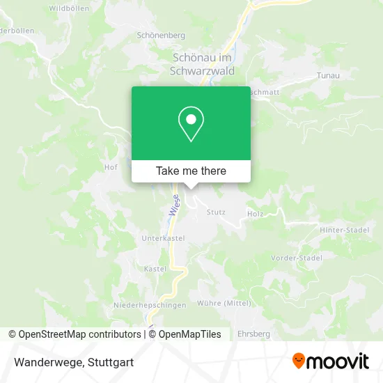 Wanderwege map