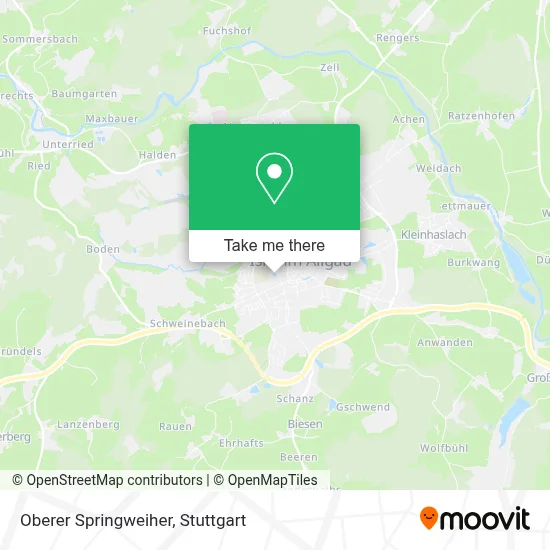 Oberer Springweiher map