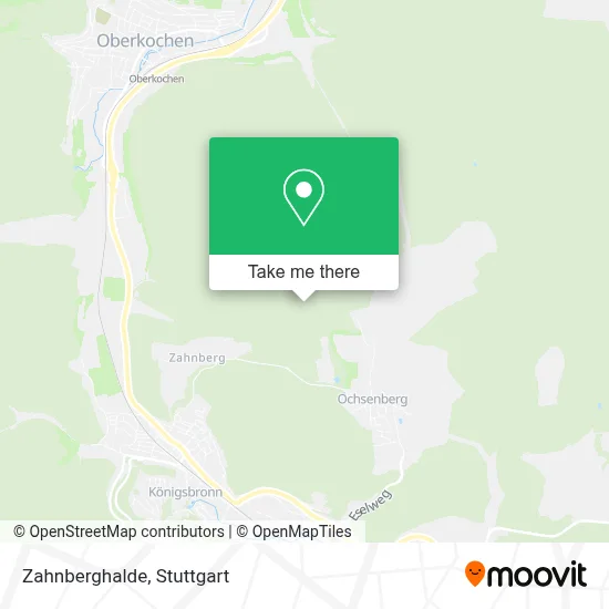 Zahnberghalde map