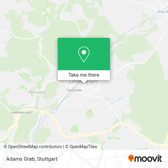 Adams Grab map