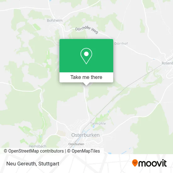 Neu Gereuth map