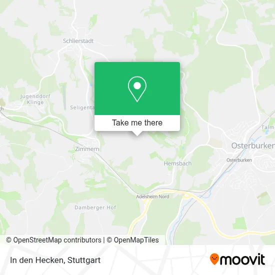 In den Hecken map