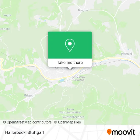 Hallerbeck map