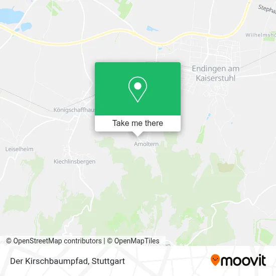 Der Kirschbaumpfad map