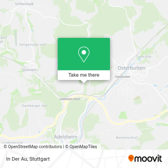 In Der Au map