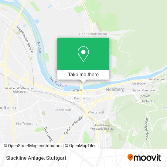 Slackline Anlage map