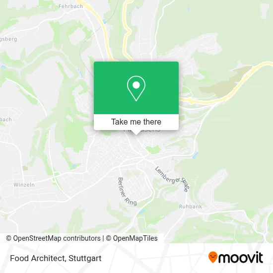 Food Architect map