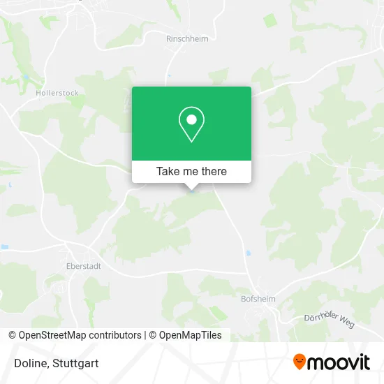 Doline map