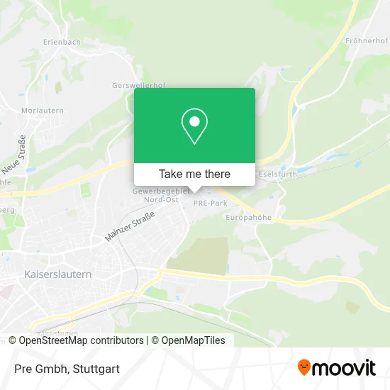 Pre Gmbh map