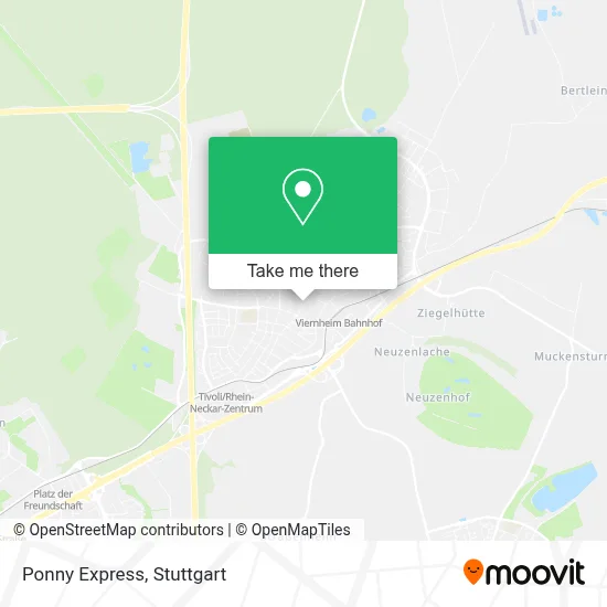 Ponny Express map