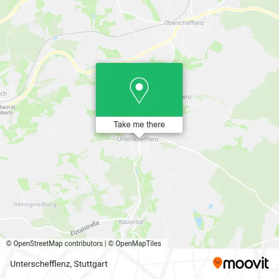Unterschefflenz map