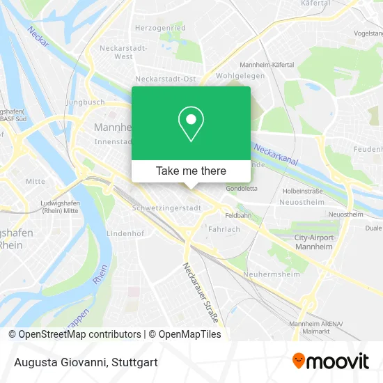 Augusta Giovanni map