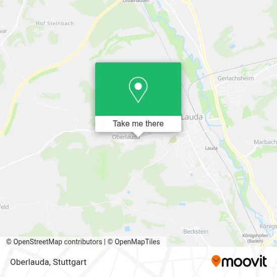 Oberlauda map