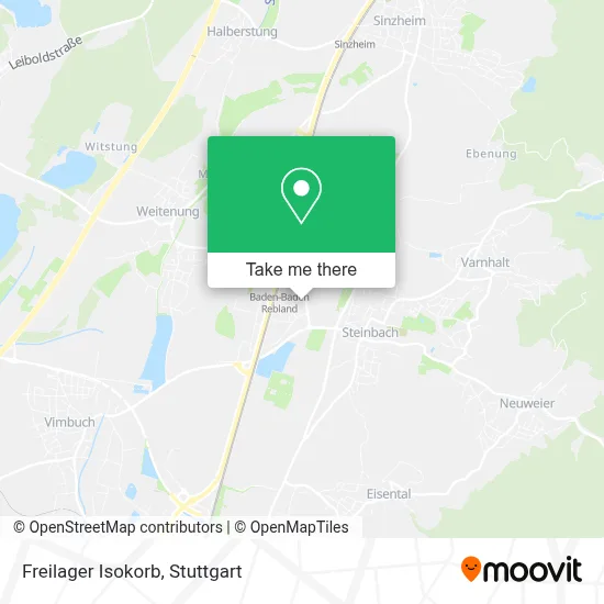 Freilager Isokorb map