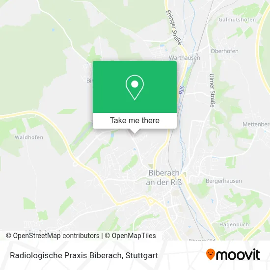 Radiologische Praxis Biberach map