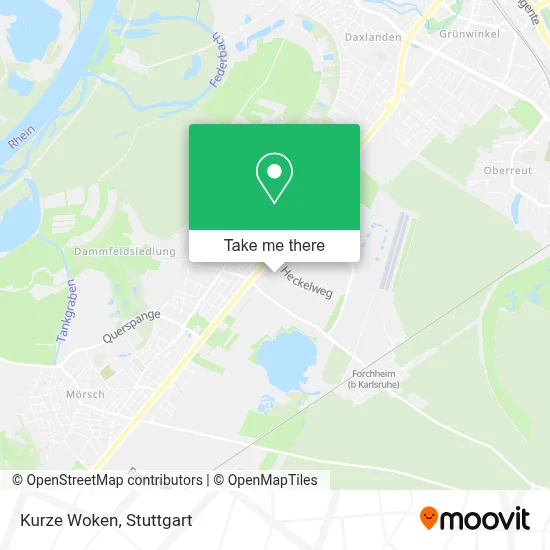 Kurze Woken map