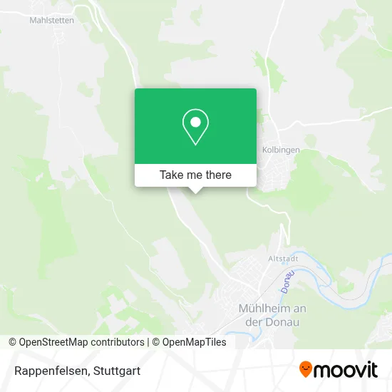 Rappenfelsen map