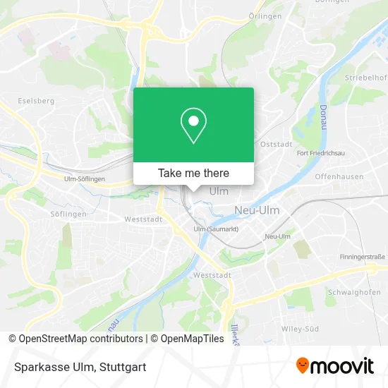 Sparkasse Ulm map