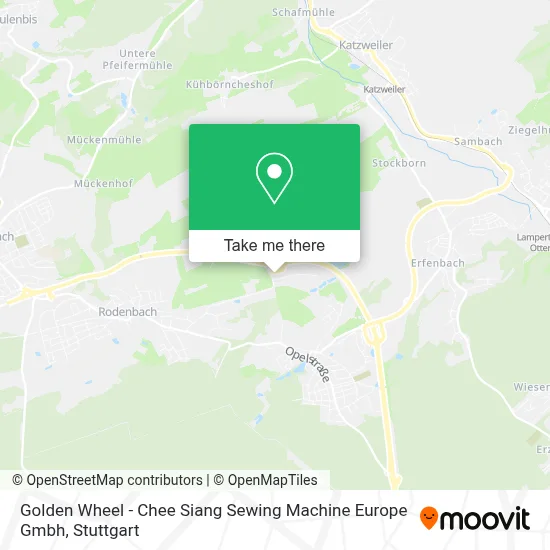 Golden Wheel - Chee Siang Sewing Machine Europe Gmbh map