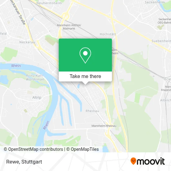 Rewe map