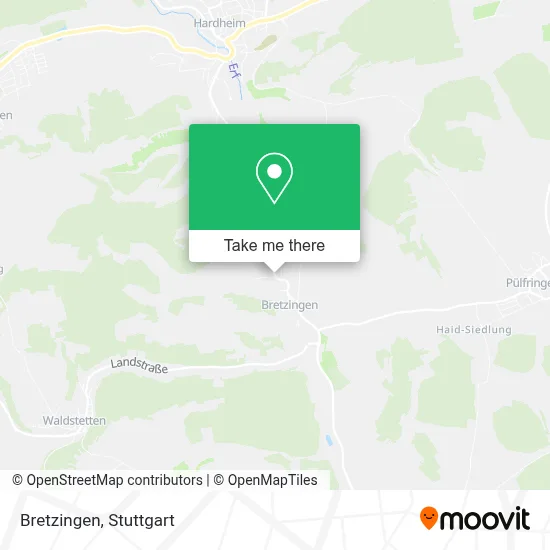 Bretzingen map