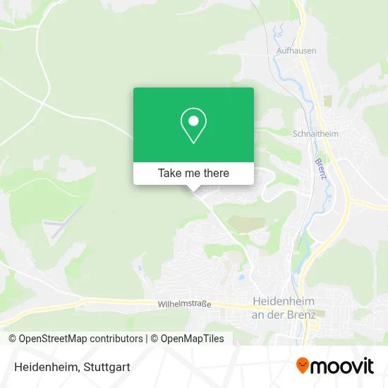 Heidenheim map