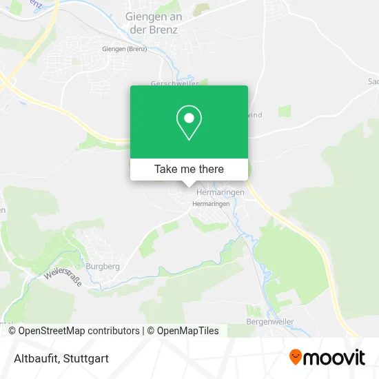 Altbaufit map