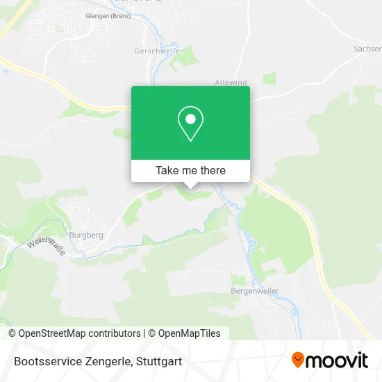 Bootsservice Zengerle map