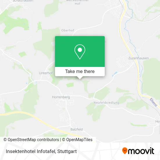 Insektenhotel Infotafel map