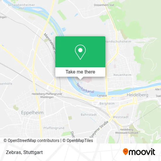 Zebras map