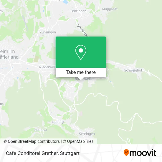 Cafe Conditorei Grether map