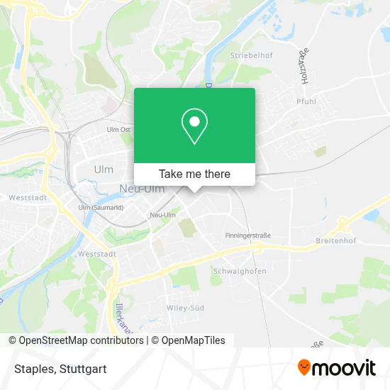 Staples map