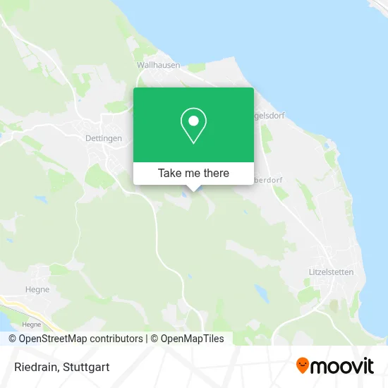 Riedrain map