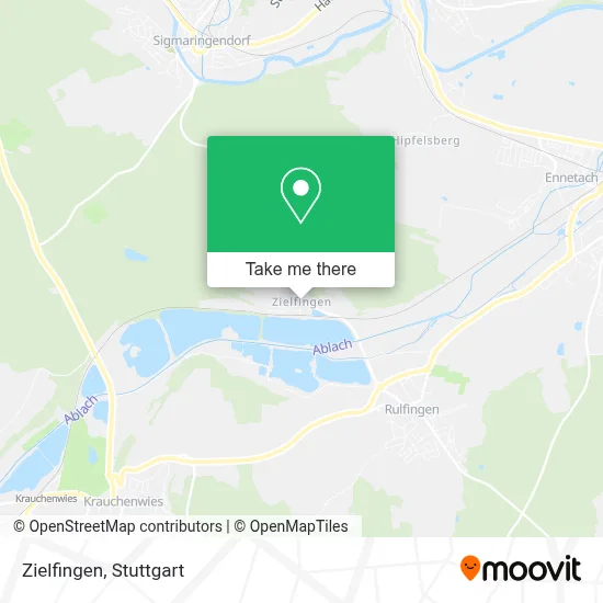 Zielfingen map