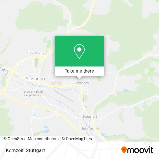 Kernzeit map