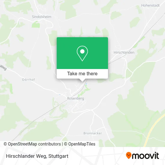 Hirschlander Weg map