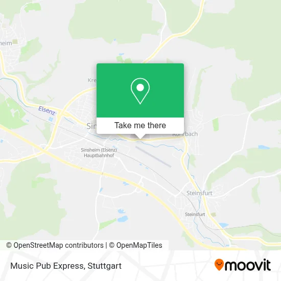 Music Pub Express map
