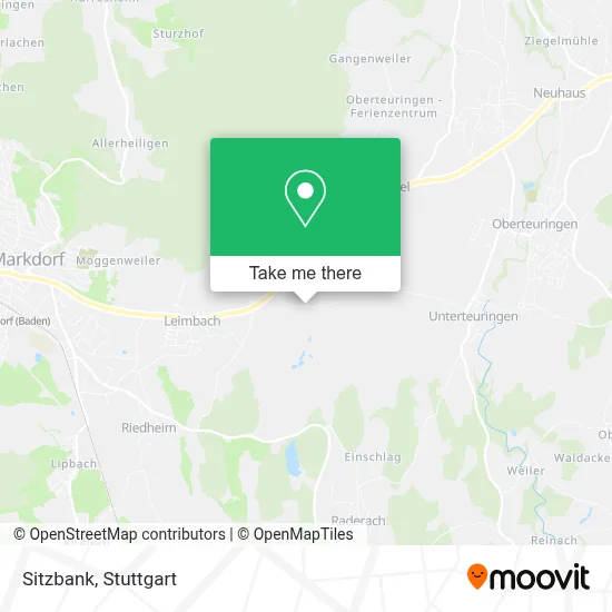 Sitzbank map