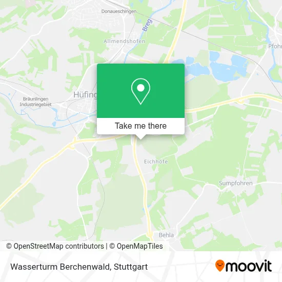Wasserturm Berchenwald map