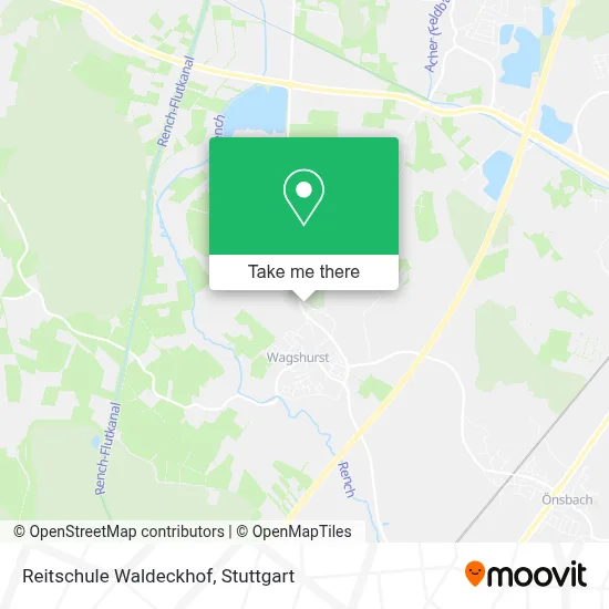 Reitschule Waldeckhof map
