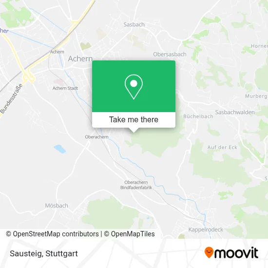Sausteig map