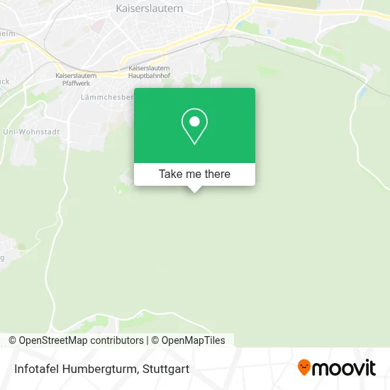 Infotafel Humbergturm map